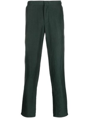 Orlebar Brown Griffon straight-leg linen trousers - Green