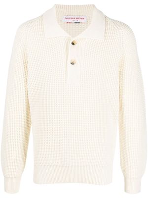 Orlebar Brown Hindscarth spread-collar jumper - Neutrals