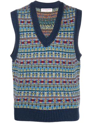 Orlebar Brown Kendall sleeveless knit jumper - Blue