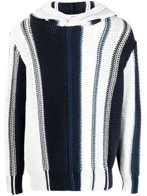 Orlebar Brown Kirk Tanami striped hoodie - Blue