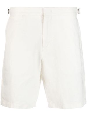 Orlebar Brown linen-cotton deck shorts - White