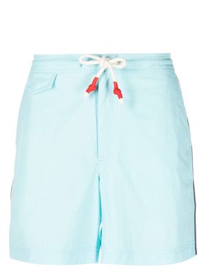 Orlebar Brown logo-patch swim shorts - Blue
