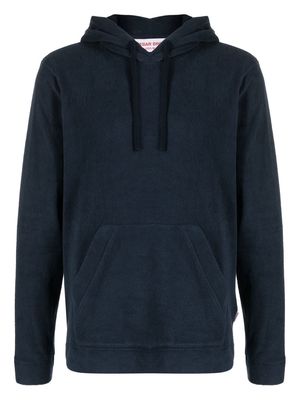 Orlebar Brown long-sleeve fleece hoodie - Blue