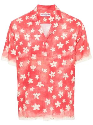 Orlebar Brown Maitan floral-print shirt - Red