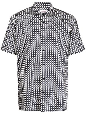 Orlebar Brown patterned short-sleeved shirt - Neutrals