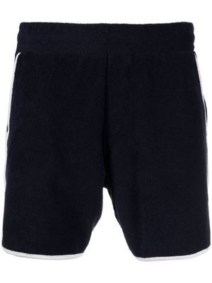 Orlebar Brown pipe-trim sports shorts - Blue