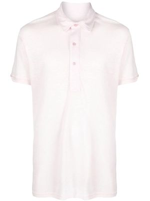 Orlebar Brown Sebastian linen polo shirt - Pink