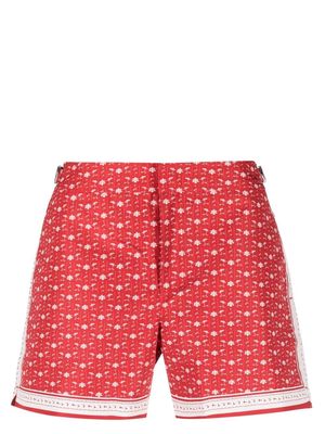 Orlebar Brown Setter Bandana swim shorts - Red