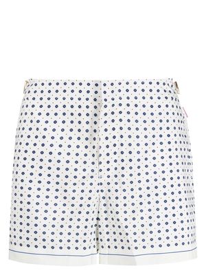 Orlebar Brown Setter floral-print swim shorts - White