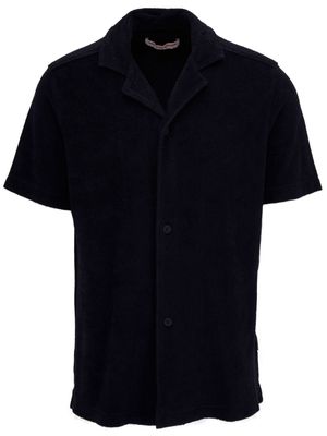 Orlebar Brown short-sleeve cotton shirt - Blue