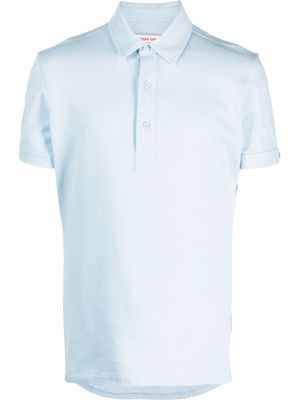 Orlebar Brown short-sleeve piqué polo shirt - Blue
