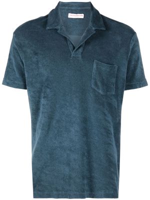 Orlebar Brown short-sleeve polo shirt - Blue
