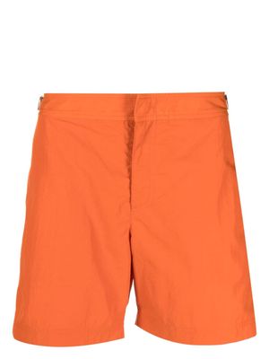 Orlebar Brown stripe-detail swim shorts - Orange