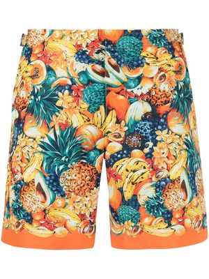 Orlebar Brown Tropicana-print swim shorts - Orange