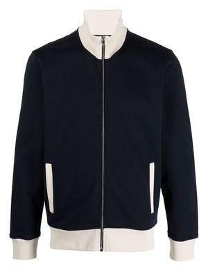 Orlebar Brown two-tone zip-up jacket - Blue