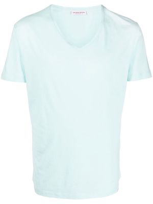 Orlebar Brown V-neck jersey T-shirt - Blue