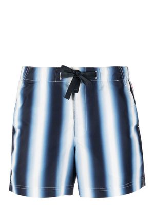 Orlebar Brown vertical-stripe swim shorts - Blue