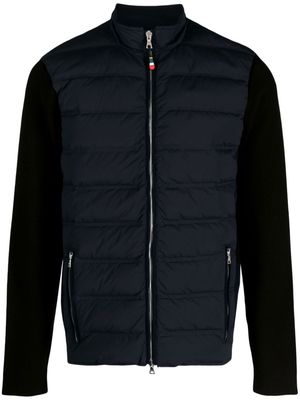 Orlebar Brown Wallace panelled padded jacket - Blue