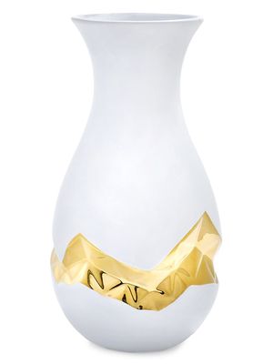 Oro Vase - White Gold - White Gold