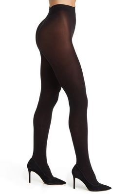 Oroblu Double Face Opaque Reversible Tights in Black-Bordeaux