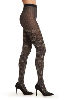 Oroblu I Love First Class Tights in Flowers