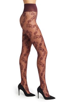 Oroblu Lovely Tights in Bordeux 11