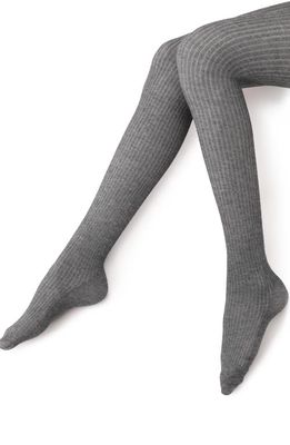 Oroblu Natural Rib Tights in Grey