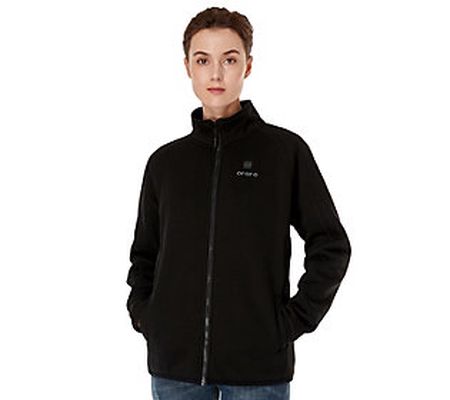 ORORO Women's Heated Fleece Jacket with Battery Pack