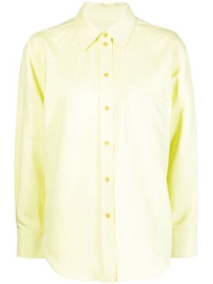 Oroton button-down fastening shirt - Yellow