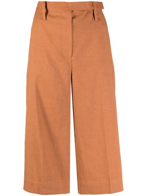 Oroton tailored-cut culottes - Brown