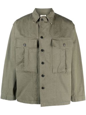 Orslow cotton shirt jacket - Green