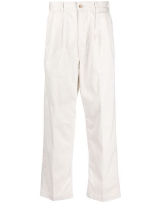 Orslow wide-leg cotton trousers - Neutrals