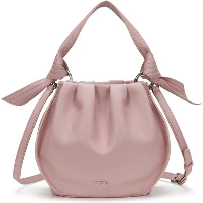 Oryany Selena Leather Bucket Bag in Vintage Pink