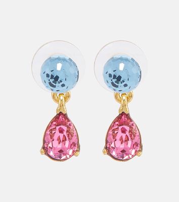 Oscar de la Renta Gallery embellished earrings