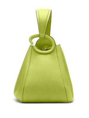 Oscar de la Renta Peridot O leather tote bag - Green