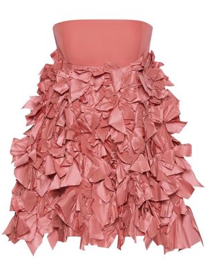 Oscar de la Renta strapless mini dress - Pink
