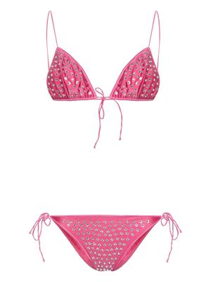 Oséree Gem crystal-embellished bikini - Pink