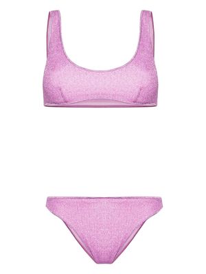 Oséree Lumière lurex bikini - Pink