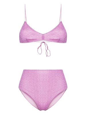 Oséree Lumiere triangle-bra bikini - Purple