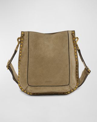 Oskan Studded Suede Shoulder Bag