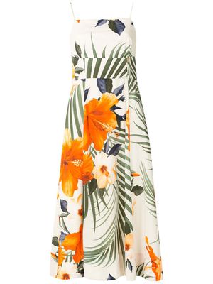Osklen A-line Hibisco dress - Multicolour