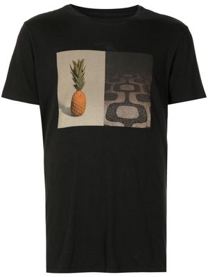 Osklen Abacaxi Calçadão cotton T-shirt - Black