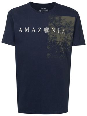 Osklen Amazon Focus graphic-print T-Shirt - Blue