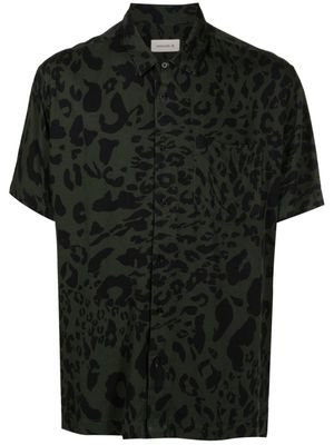Osklen animal-print short-sleeved shirt - Green