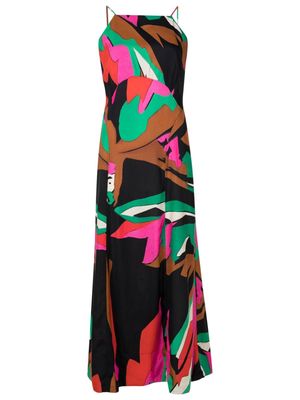 Osklen Arara Longui graphic-print maxi dress - Multicolour