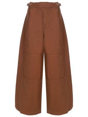 Osklen Arpoador wide-leg trousers - Brown