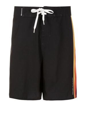 Osklen Aurora Dark Bermuda swim shorts - Black