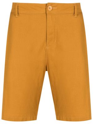 Osklen Blithe linen-blend chino shorts - Yellow
