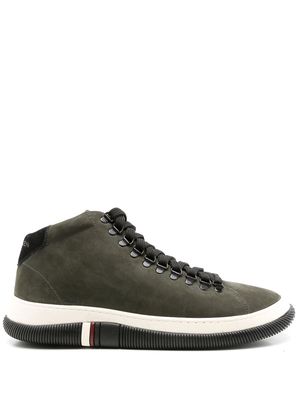 Osklen branded heel-counter lace-up sneakers - Green
