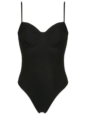 Osklen bustier-style swimsuit - Black
